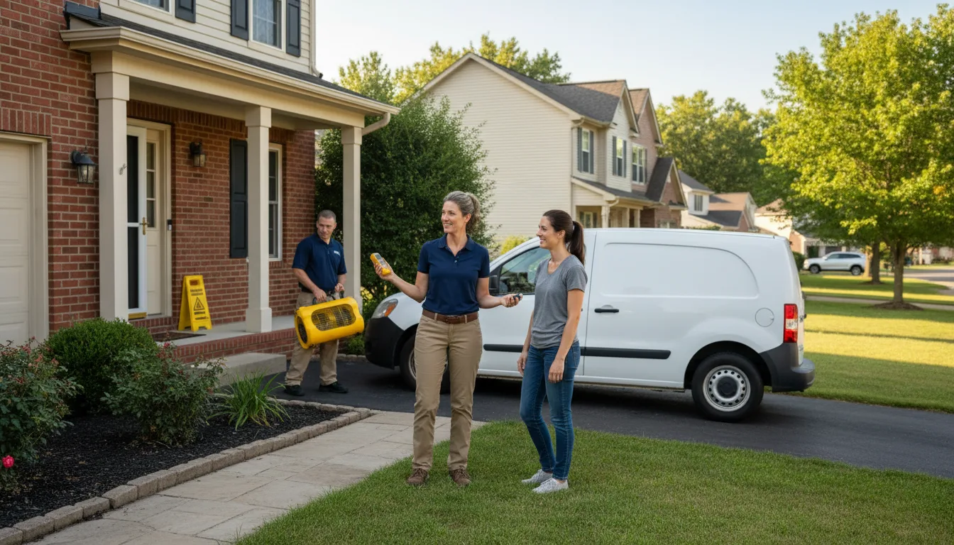 Residential water damage restoration in Norwood, PA